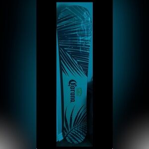 Corona Tropical Blue and White 1/100 Snowboard